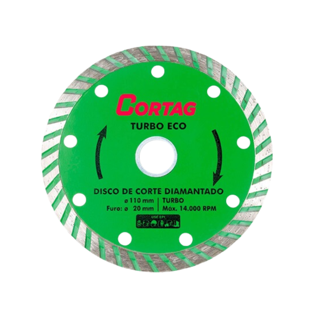 Disco de Corte Diamantado Turbo Eco - Cortag