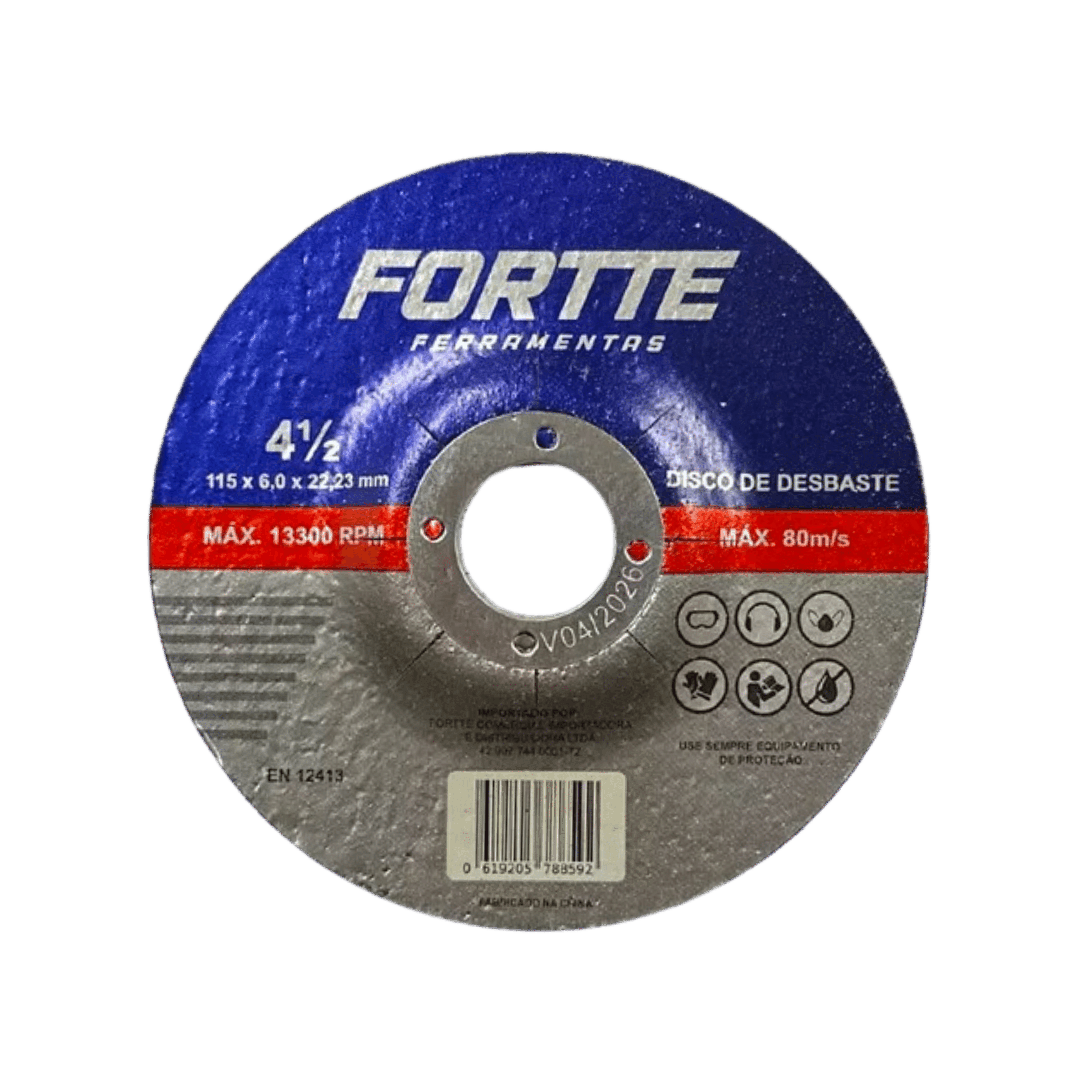 Kit 5 Discos de Desbaste - Fortte