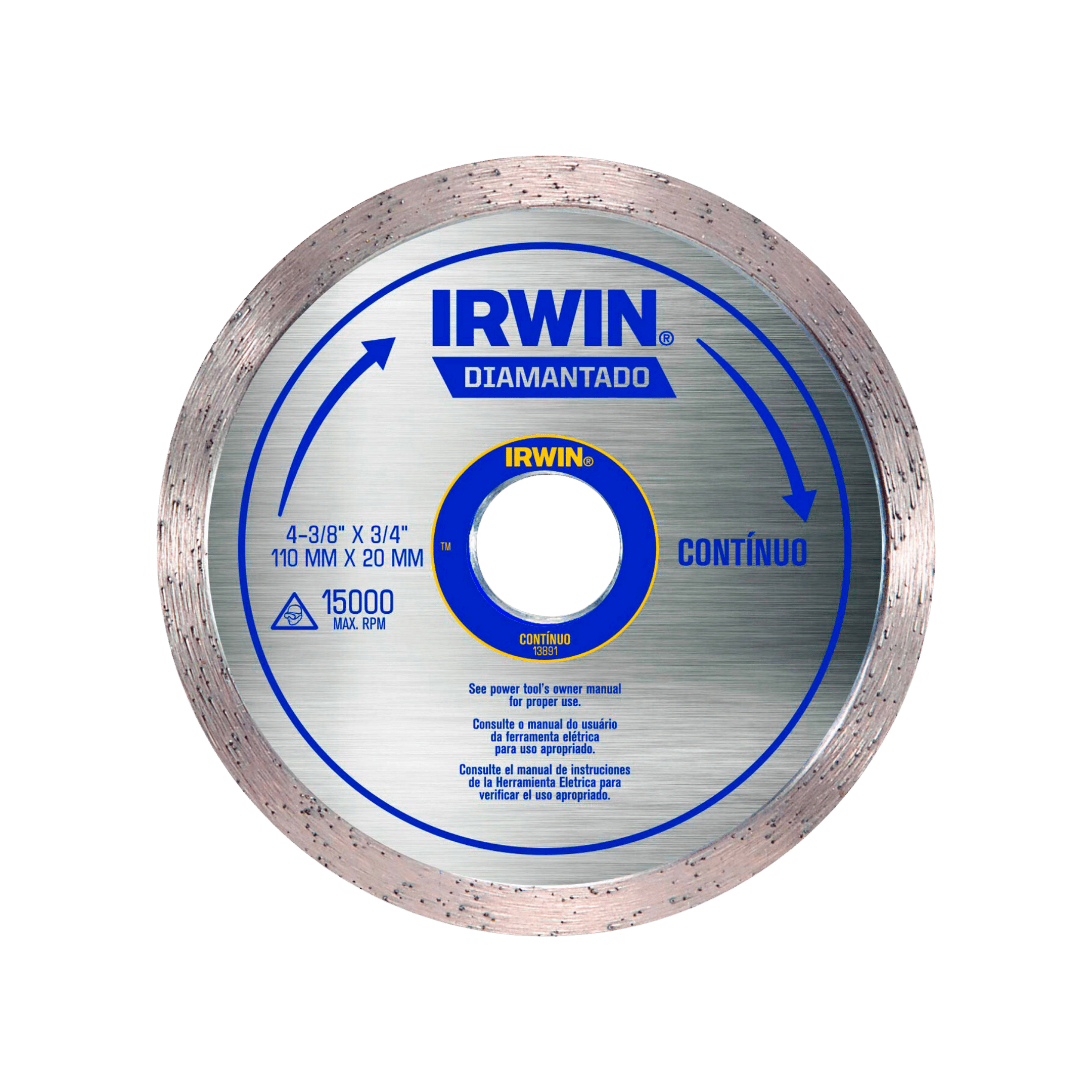 Disco Diamantado Contínuo - Irwin