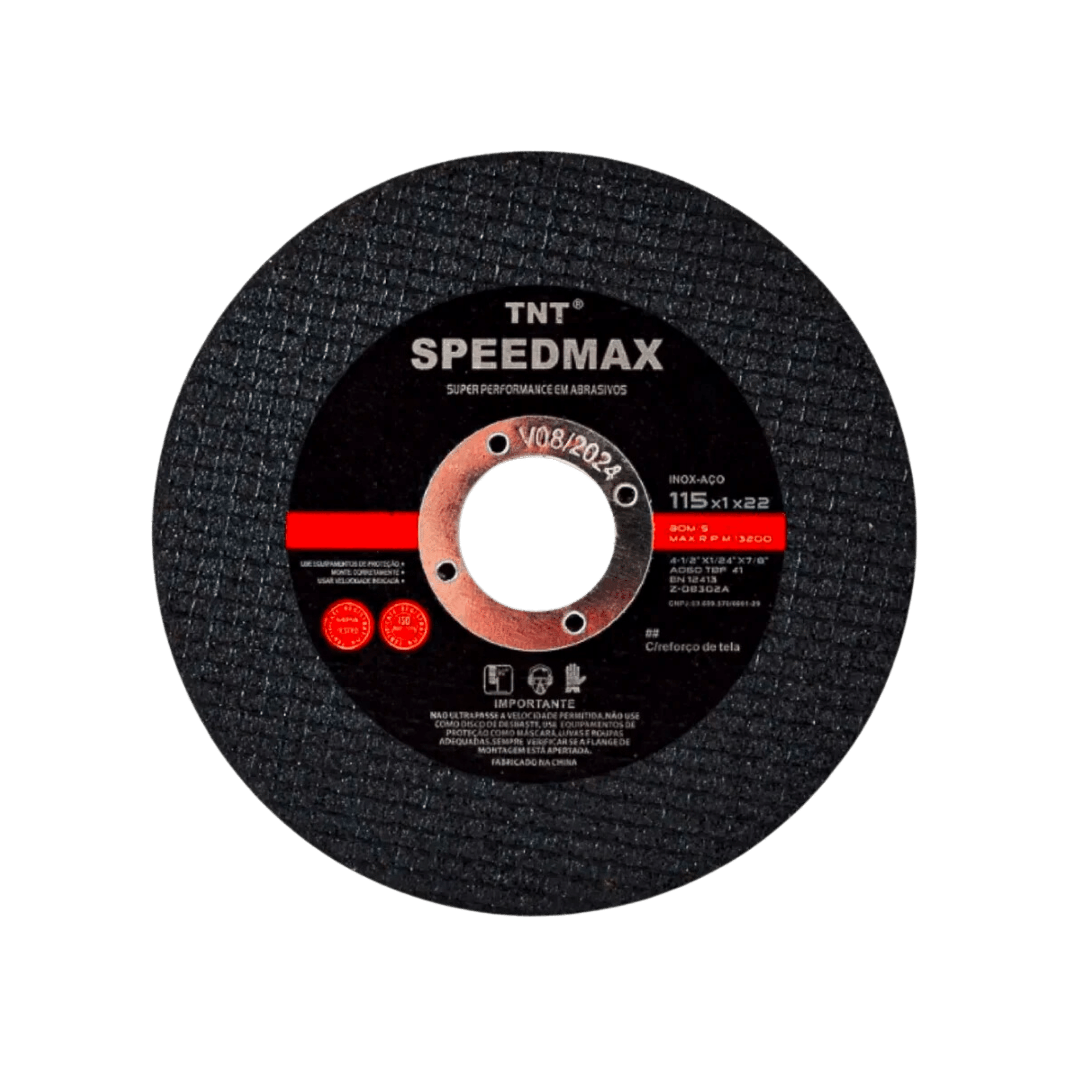 Kit 10 Discos de Corte para Ferro Speedmax - TNT